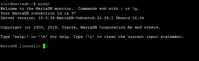 MariaDB prompt